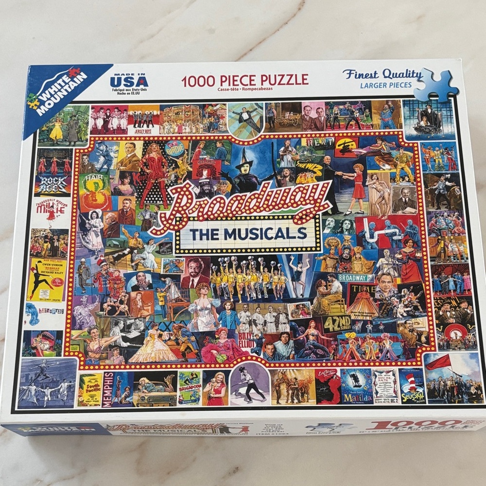 White Mountain Broadway Musicals Puzzle - 1000 piece